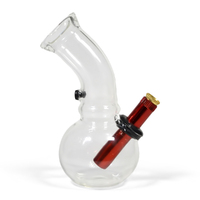 Waterpipe Clear 3mm 14cm Glass (1/50)