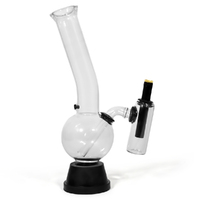 Waterpipe Clear 3mm 27cm Double Chamber Glass (1/50)