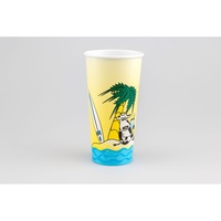 16oz Cold Cups 1000ctn - Beach Cow Design