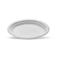 BioBox Sugarcane 11&quot;x 13&quot; Oval Plate (500pcs) (can be sold seperatly in packs of 50)