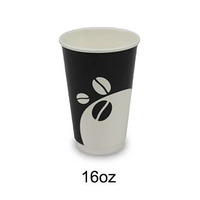 16OZ Double Wall Coffee Cups