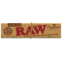 RAW Organic Hemp Connoisseur Kingsize + Tips 24pk