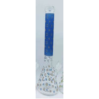 S161 - D Blue Designer Print 7mm Thick 35cm