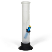 Waterpipe Clear 3mm 30cm Straight Frosted Glass (1/50)