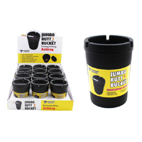Black Jumbo Butt Bucket 12pc