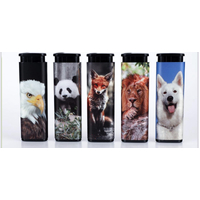 Lig115 Mk Lighter 50 Pk -Animal 