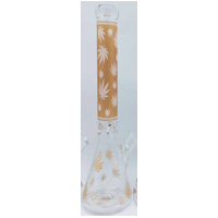 S161 - B Gold Leaf Print Print 7mm Thick 35cm
