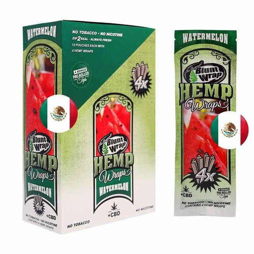 BLUNT WRAPS 4* WATERMELON 15