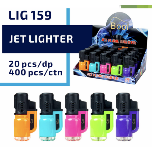 Boom Jet Flame Lighter 20pc