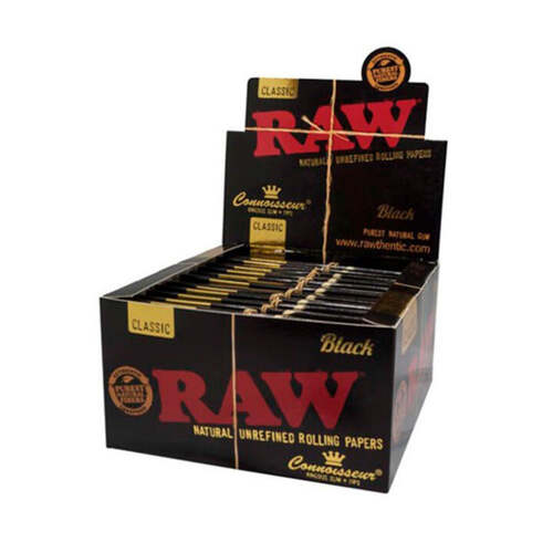 RAW Black Classic King Size + Tips
