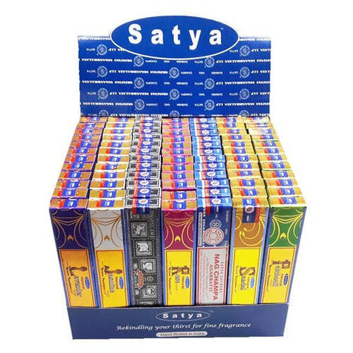 Satya Incense Display - Natural 84pk (1/8)