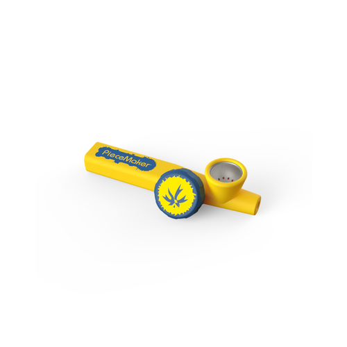 PMG Slicone piece pipe 12cm - Yellow